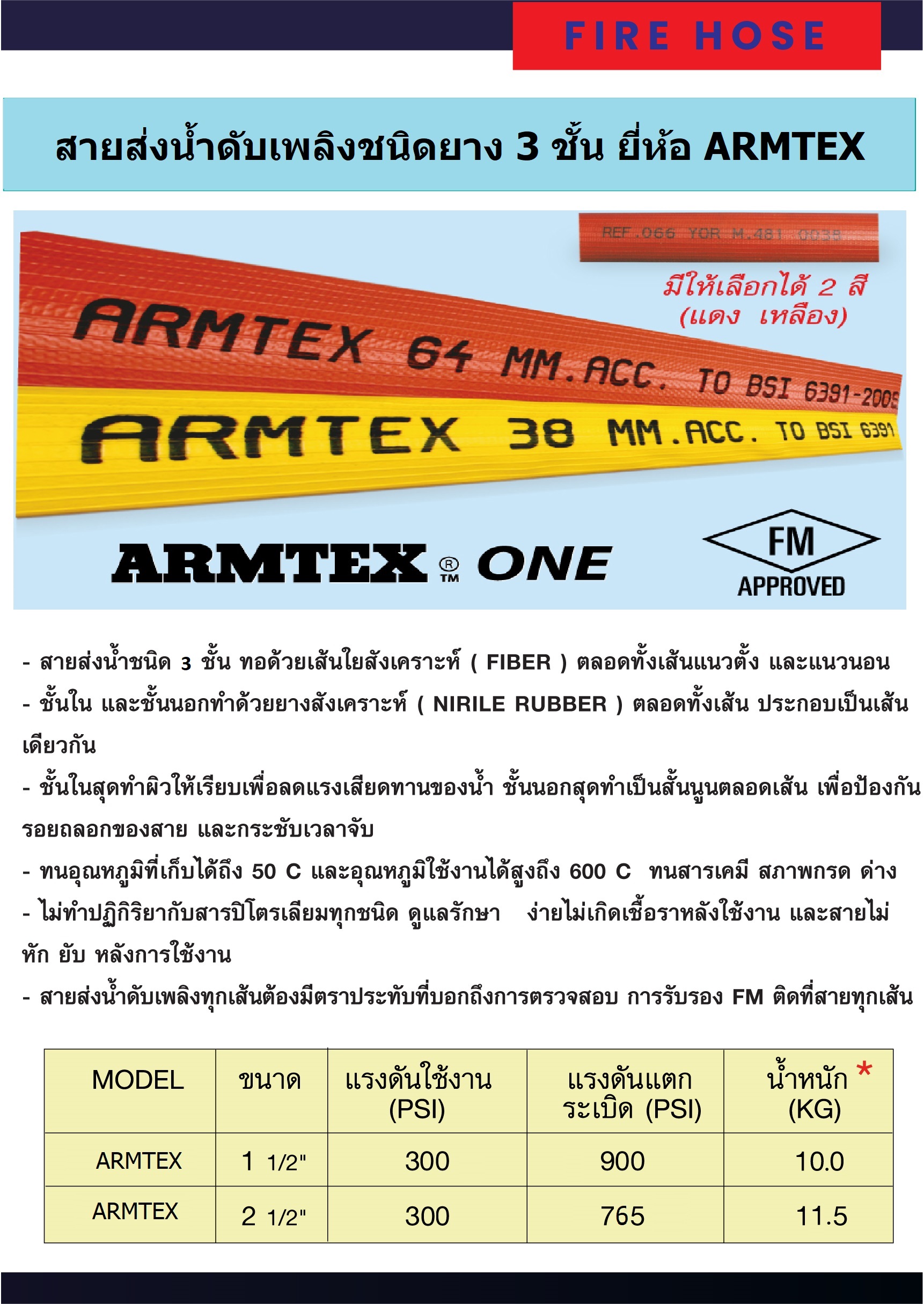 สายส่งน้ำ ARMTEX One